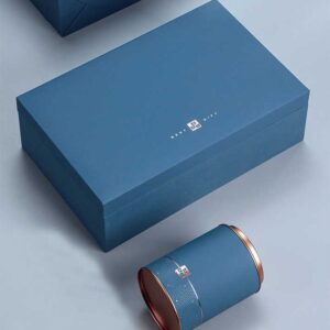 Tea coffee packaging box Customized wedding three gold creative gold jewelry box High-end creative book-shaped flip gift box - Image 4
