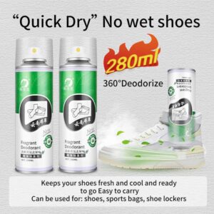 280ML sneakers Deodorizing spray remove odor eliminates odor quick drying - Image 3