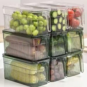 Refrigerator storage box Food grade kitchen food and vegetable fresh-keeping box Freezer storage box - Image 6