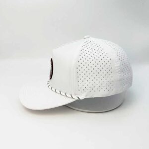 Wholesale Waterproof Quick Dry Performance Gorras Personalized 5 Panel Laser Cut Hole Golf Hats Baseball Caps - Image 5