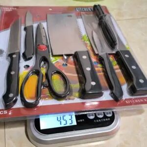wholesale Kitchen knife set 8-piece business knife set stainless steel double-sided suction Knife Sets - Image 7