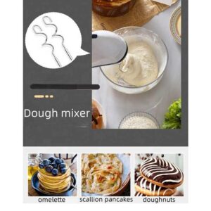new style cake whisks handheld table dough mixer 7 speed control electric egg beater kneading stainless high capacity - Image 2