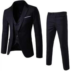 Men's 2-piece suit Business casual wedding suit stylish slim-fit suit for men - Image 3