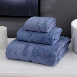 Home Textiles Spa Towels With Logo Custom Printed With Purple Cotton Bath Towel Gift Set - Image 3