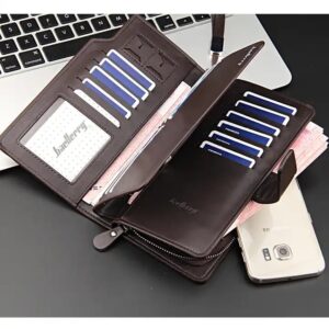 Wholesale baellerry men's 3 fold pu hand wallet - Image 3