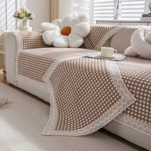Hot Selling Exquisite Lace Cotton Linen Sofa Slipcover Set New Elegant Sofa Blanket Cover - Image 4