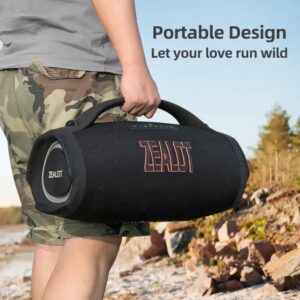New Design Zealot S98 Bluetooth Speaker RGB LED Lighting High Power 160W Portable Wireless Speaker - Image 7