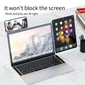 Magnetic Mini invisible Adjustable Aluminum Mobile Phone Holder for Laptop Side Extended - Image 3