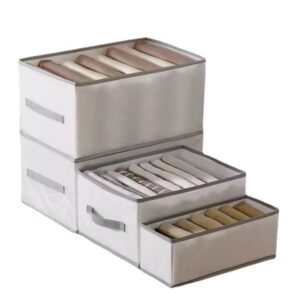 Wardrobe Clothes Organizer Jeans Organizer Closet Drawers Organizers and Storage Bins for Bedroom Clothing - Image 7