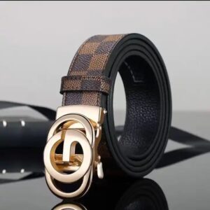 Wanshui Men's genuine leather belt business automatic buckle cowhide belt simple fashion waistband brand designer belt - Image 3