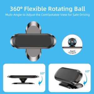 Super Strong 8 PCS Magnetic 360 Rotating Car Phone Holder For iPhone 14 13 12 Pro Max Magnet GPS Car Support Mount - Image 4