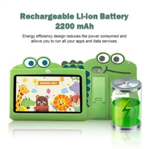 Kids Tablet Android Toddlers Tablet for Kids Children's Tablet Pc with Silicone Case Parental Control APP - Image 3
