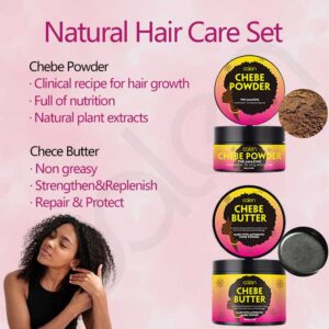 100% Natural Ingredient Hair Care Chebe Powder Oil Butter Chebe Hair Products For Growth - Image 4