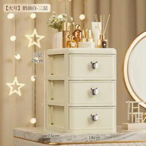 Desktop Makeup Organizer Lipstick Nail Polish Organizer Makeup Brush Holder Bathroom Skincare Cosmetic Storage - Image 6