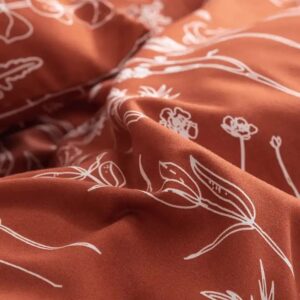 Yalan 4pcs 100% polyester king size PRINTED color microfiber bed sheet sets - Image 7