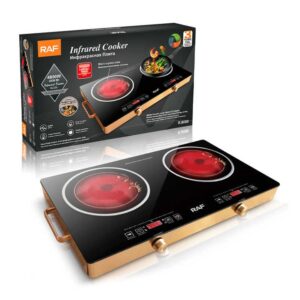 Electric Stove Cooker Hot Plate Portable Double Burner Infrared Cooker Touch Control Heating Infrared Cooker - Image 4