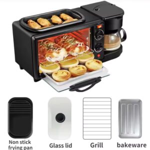 2024 New Hot Sell 3 in 1 Breakfast Station Microwave 3 in 1 Breakfast Station Oven Coffee Maker and Hot - Image 4