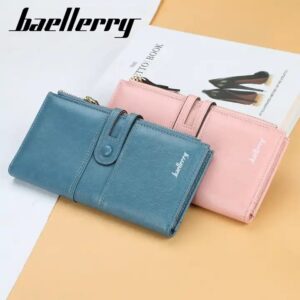 Women's Luxury Leather Wallet Zipper Closure Large Capacity Ladies Purses Clutch Soft PU Lining Long Length - Image 6