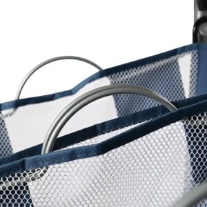 3 Bag Laundry Sorter Cart with Ironing Board,Laundry Hamper Sorter with Heavy Duty Rolling Wheels for Clothes Storage - Image 6