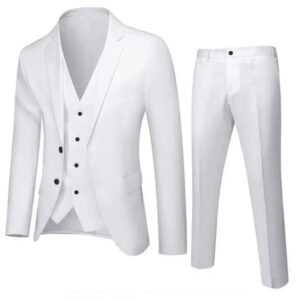 Men's 2-piece suit Business casual wedding suit stylish slim-fit suit for men - Image 7