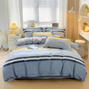 4 Pcs Bedding Set Twin Full Queen King Size 200 count Print Microfiber Bed Sheet - Image 7