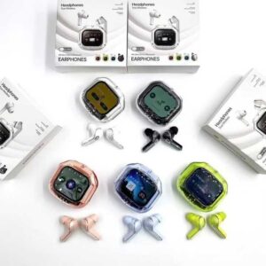 Sports touch screen Air Tws earphones with LCD full-color smart touch screen 500 MAH battery Wireless noise-canceling - Image 3