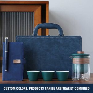 VIP customer business Gift set Tea set Gift box Teacups teapot teacups accompanied by hand custom logo travel set - Image 4