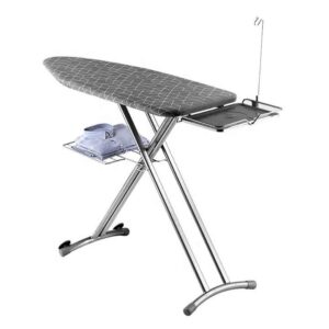 Hot Sale Heat Resistant Iron Board Cover HTZ Leg Folding Large Ironing Board With Steam Iron Storage Tray Iron Rest - Image 4