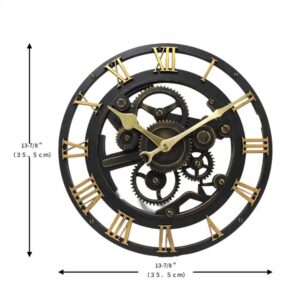 Gear Retro Large Circular Clocks 14" Industrial New Design Punk Gear Art Decor House Clock - Image 5