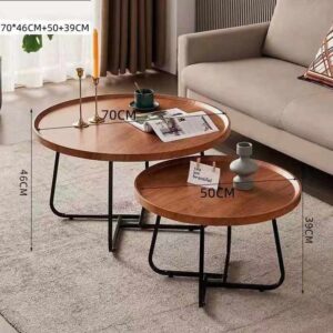 Nordic Luxury Simple Modern Design Multi-Functional Coffee Table for Small Apartment Wooden Furniture for Tea & Living Room Use - Image 5