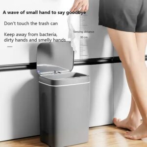 Sensor Automatic Dustbin Nordic Sensor Garbage Can Waste Bins smart trash bin with bag dust bin - Image 7