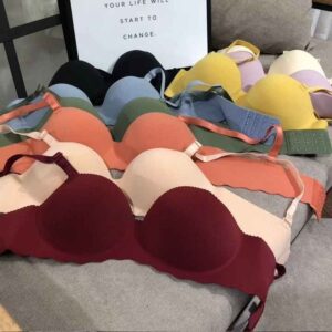 Small Breast Women Cheap Price Bra Solid Color Adjusted-straps Wireless Wholesale Hot Selling Bra Ladies - Image 3