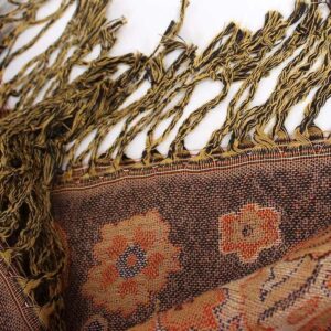 Factory exquisite jacquard cashew woven pattern cashmere pashmina shawl - Image 5