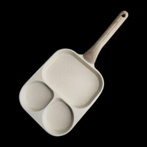 non stick fry pan breakfast egg skillet fry pan square aluminum non stick 3 in 1 steak beef cake fry pan - Image 7