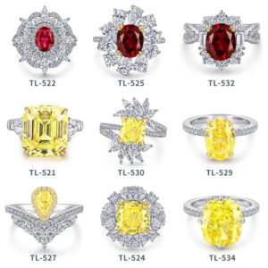 Sterling Silver Jewelry Rings Multi Colored Gemstones 925 CZ Silver Women Rings - Image 6