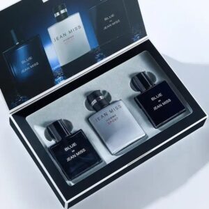 High Quality Blue Men's Perfume Gift Box Long-lasting Light Fragrance Student Perfume Set - Image 1