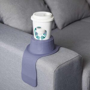 Modern Design Silicone Cup Holders for Tea Coffee & Beverages Sofa Accessory with Support Frames Sleeves for Wine & Bar Use - Image 4