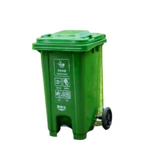 Foot pedal recycle waste bins 120 lite wholesale plastic trash cans wheeled garbage bin - Image 7