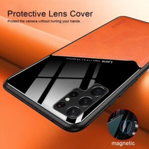 Bumper Leather Phone Case For Samsung S24 Ultra Shockproof Case Coque For Samsung S23 Ultra FE A55 A15 A35 Mobile Phone Cases - Image 6