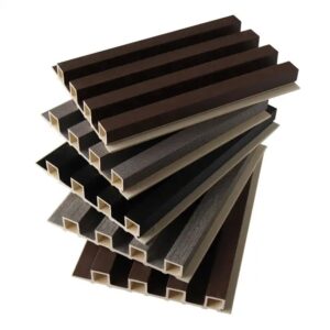 Wooden Grain PVC Wpc Wall Panels Designs for Decoration - Image 6