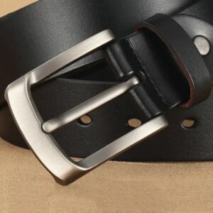 Men's Genuine Leather Belts for Men Casual Work Dress Jeans Mens leather belts - Image 3