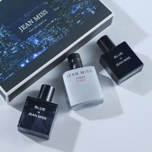 High Quality Blue Men's Perfume Gift Box Long-lasting Light Fragrance Student Perfume Set - Image 3