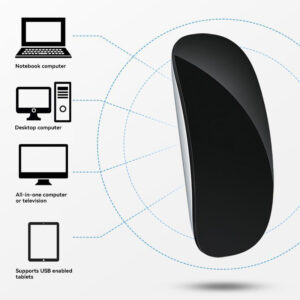 Xiaomi Multi-touch Surface Magic Mouse Bluetooth 5.0 Wireless Rechargeable Silent Mice Ultra-thin Mouse For Apple Ipad Mac Pc - Image 2