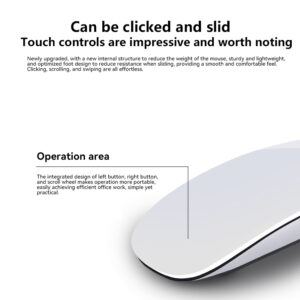 Xiaomi Multi-touch Surface Magic Mouse Bluetooth 5.0 Wireless Rechargeable Silent Mice Ultra-thin Mouse For Apple Ipad Mac Pc - Image 4