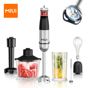 MIUI Electric Hand Held Stick Blender 6-in-1 Multi-Purpose Immersion Hand Blender Stainless Steel Blades Home Kitchen1200W - Image 4