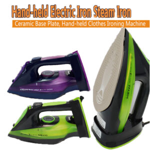 Wireless Handheld Steam Iron For Clothes, Electric Steam Iron Adjustable Thermostat Control, Non-Stick Soleplate Iron - Image 3