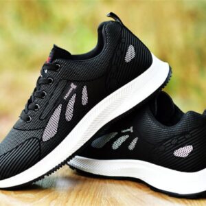 2024 summer new leather non-slip waterproof sports shoes walking shoes all casual fashionable shoes men's running shoes - Image 3