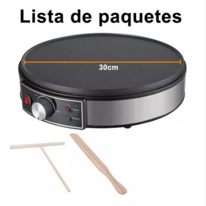 Electric Griddle Crepe Maker Cooktop - Nonstick Griddle Crepes Maker with LED Indicator Lights Adjustable Temperature Control - Image 4