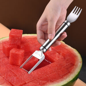 Stainless Steel Windmill Watermelon Cutter Artifact Salad Fruit Slicer Cutter Tool Watermelon Digger Kitchen Accessories Gadgets - Image 4