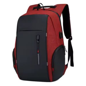 High Quality Hot Sale Fashion Simple Waterproof Compartment USB Charging Business Travel Laptop Backpack For Men - Image 7